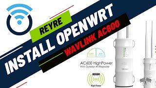 CARA INSTALL OPENWRT DI WAVLINK AC600  WAVLINK WLWN570HA1 [upl. by Buffum236]