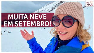 Tour panorâmico Valle Nevado e Farellones NEVE NO CHILE em SETEMBRO [upl. by Tabina]