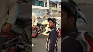 i will mum motorcycle bikelife yamahar7 twowheeler gopro ninja400 moto funny lol bikerboy [upl. by Arada]