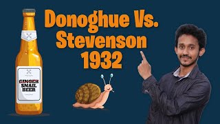 Donoghue Vs Stevenson  Ginger Beer Case [upl. by Trevethick]