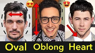 The Best Mens Hairstyles Guide for Long NonChiseled Round Faces  Oval Oblong Heart Face Shape [upl. by Vivle]