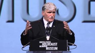 General Roméo Dallaire Accepts Museums Elie Wiesel Award [upl. by Maon741]