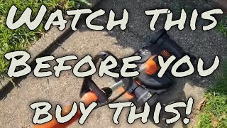 Our BLACK and DECKER Combination String Trimmer Lawn Mower and Edger Product Review [upl. by Anailil]