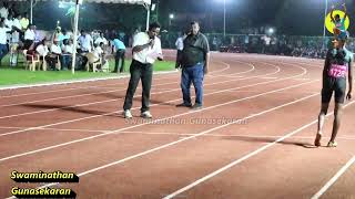 Fastest Girl U19 100m final RDS Erode 2024 [upl. by Nnyleuqcaj]