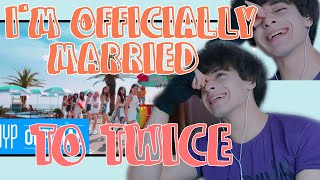 A ONCE REACTION  TWICE quotAlcoholFreequot MV 🌊🍍 [upl. by Tildie]