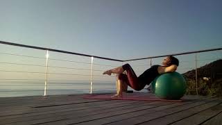 Pilates minicours Swiss Ball [upl. by Aimahs]