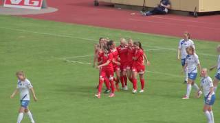 Høydepunkter Kolbotn  Røa Toppserien 9 runde [upl. by Nocam]