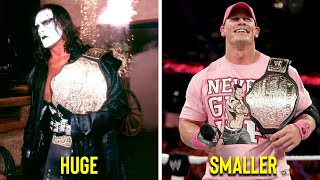 10 Biggest WWE Title Downgrades In History [upl. by Ettenawtna]