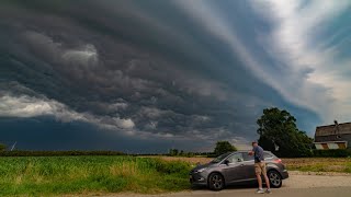 shelfcloud amp nachtelijk onweer 13 augustus 2024 [upl. by Wyndham]