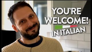 Talk like an Italian local alternatives to “prego” [upl. by Fraze796]