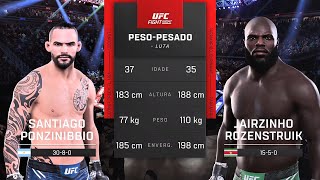 Santiago Ponzinibbio🇦🇷 vs Jairzinho Rozenstruik🇸🇷  Semifinal [upl. by Kennith201]