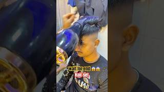 hair dryer use men’s hairstyle 😱shorts ansarihairstudio hairstyle hair [upl. by Eckhardt]