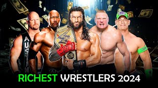 Top 20 Richest Wrestlers in WWE 2024 [upl. by Teryl]