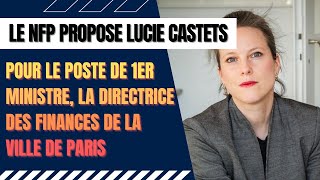 Le NFP propose Lucie Castets pour le poste de 1ère ministre [upl. by Spike658]