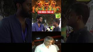 Actor Ajith visits Tirupati AK Fans I Manjappai Orginals GoodBadUgly Ajithkumar movie [upl. by Magdalene]