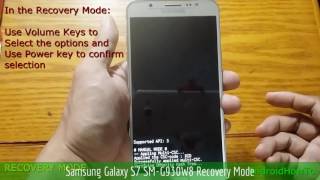 Samsung Galaxy S7 SMG930W8 Recovery Mode [upl. by Oitaroh24]