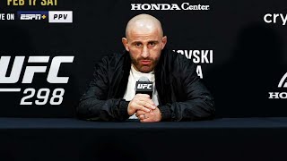 Alexander Volkanovski PostFight Press Conference  UFC 298 [upl. by Merriman]