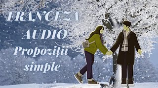 Franceza AUDIO 24 🌴 Sa ne relaxam cu Propozitii Simple in Franceza  Franceza online incepatori [upl. by Eelyrehc922]