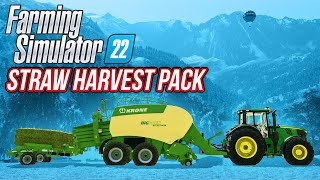 STRAW HARVEST PACK NOVÉ ROZŠÍŘENÍ DO FARMINGU ZDARMA  Farming Simulator 22 [upl. by Ellen85]