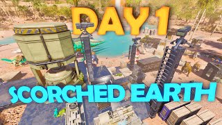 Day 1 Scorched Earth With A Megatribe Wiu Wiu  ARK Ascended Official PvP [upl. by Reace]