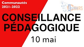 Communauté conseillance pédagogique 19 mai 2022 [upl. by Neve]