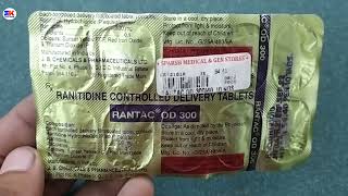 Rantac OD 300 Tablet  Ranitidine Tablet  Rantac OD 300mg Tablet Uses Benefits Dosage Review [upl. by Jecoa]