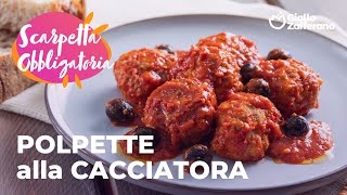 POLPETTE alla CACCIATORASEMPLICEMENTE IRRESISTIBILI🤤🍴🍅 [upl. by Gnek]