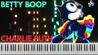 Charlie Puth  Betty Boop Blan Kato Remix Piano Tutorial Synthesia [upl. by Sension278]