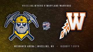 AAL2  Wheeling Miners VS Maryland Warriors  Week 4 [upl. by Clarette]