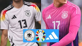 ALEMANIA PRESENTA sus NUEVAS CAMISETAS ADIDAS para la EUROCOPA 2024 [upl. by Watters]