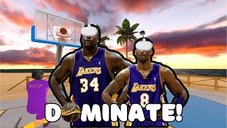 Shaq and Kobe DOMINATE in Gym Class VR Gets Crazy [upl. by Wettam]