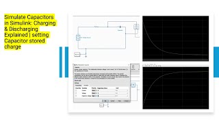 Simulate Capacitors in Simulink Charging amp Discharging Explained  setting Capacitor stored charge [upl. by Eseryt260]