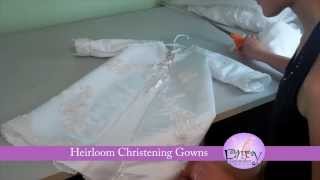 Heirloom Christening Gowns Created From Wedding Gown [upl. by Anama]