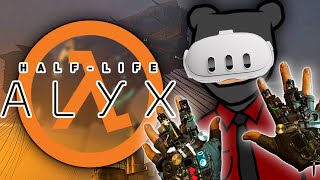 Playing HalfLife Alyx for the first time [upl. by Abih]