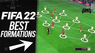 FIFA 22  BEST FORMATIONS amp TACTICS [upl. by Ahsram133]