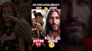 Jesus vs Satan  0514 jesiis jesuschrist god catholic edit jesus fe [upl. by Lelah792]