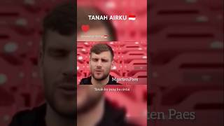 Lagu quotTradisiquot TANAH AIRKU  Pemain Timnas Indonesia part 2 shorts [upl. by Tamaru765]