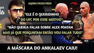 É MUITA INVEJ4 OLHEM ISSO🚨 Ankalaev FALOU MUITA MERD4 do Alex Poatan em COLETIVA PRÉ UFC 308 [upl. by Viveca]