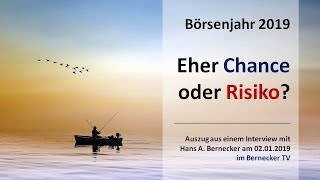 2019  eher ein Börsenjahr der Risiken oder eher der Chancen [upl. by Leihcey796]