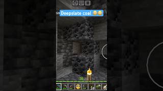 Have you seen deepslate coal before minecraft minecraftshorts bedrock [upl. by Aikimat]