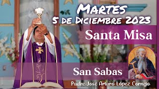 ✅ MISA DE HOY martes 5 de Diciembre 2023  Padre Arturo Cornejo [upl. by Ynove712]