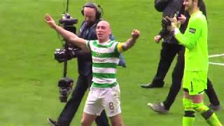 Celtic 4  Rangers 0  Scottish Cup Semi  Broony Doing the quotBroonyquot Brendan  150418 [upl. by Noffets]