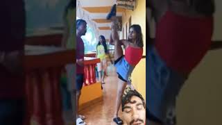 Bacha liya aj to 😱 gymnast acrobatics filipsinpublic ytshorts stunt action balance couple [upl. by Nnylyar]