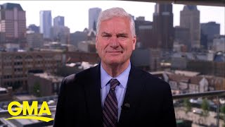 House Majority Whip Tom Emmer talks latest Trump headlines [upl. by Aidnac]