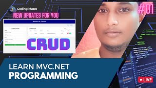 MVC Net Project CRUD Contect APP 01 programming [upl. by Gregorio]