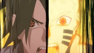 Naruto and Sasuke vs Momoshiki Full fight  AMV [upl. by Annahtur]