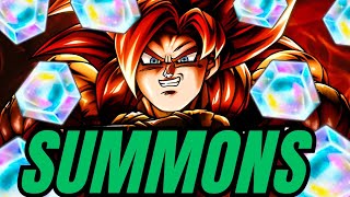 SHAFT or NOT SUMMONS for Ultra SUPER SAIYAN 4 GOGETA Dragon Ball Legends [upl. by Lauretta52]