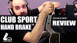 FANATEC CLUBSPORT HANDBRAKE V15  REVIEW [upl. by Latoyia134]