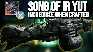 Fully Crafted Song Of Ir Yut Weapon Review Its real good  Destiny 2 [upl. by Jefferey]