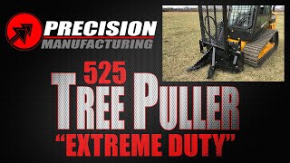 Remove Tree and Roots with just a pull  525 Tree Puller Extreme Duty  Precision Manufacturing INC [upl. by Venezia]